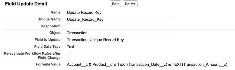 Workflow Field Update