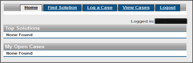 Salesforce Case Portal