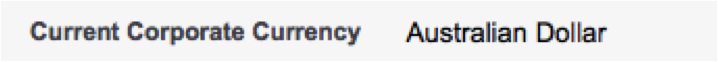 Salesforce corporate currency