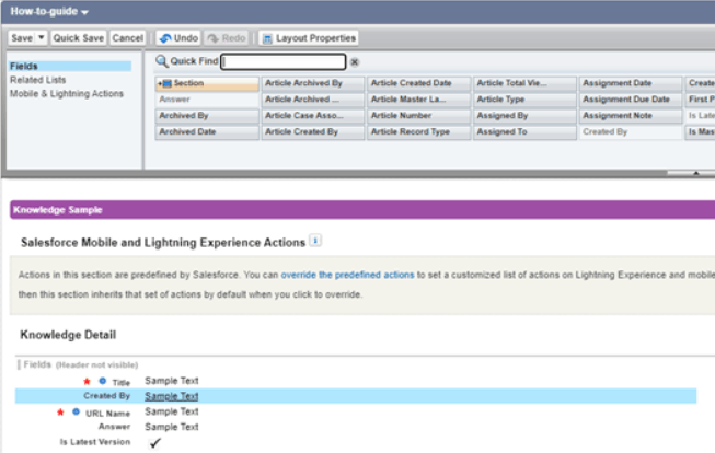 Add relevant fields and lists