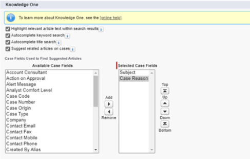 Choose up to 5 Case Fields