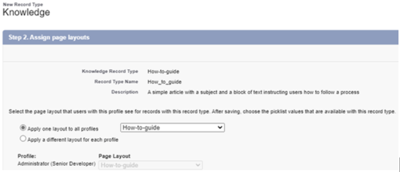 Select Apply one layout to all profiles