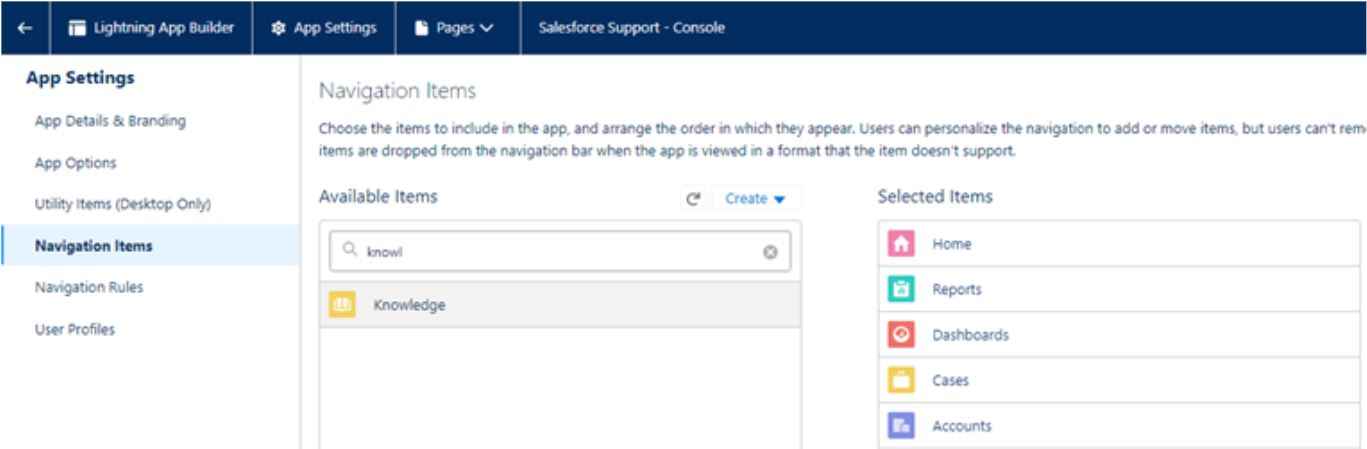 Select the app you want to add Knowledge to