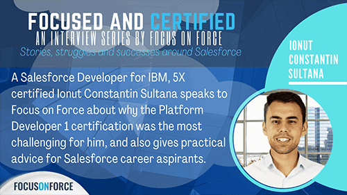 Ionut Constantin Sultana Focused and Certified