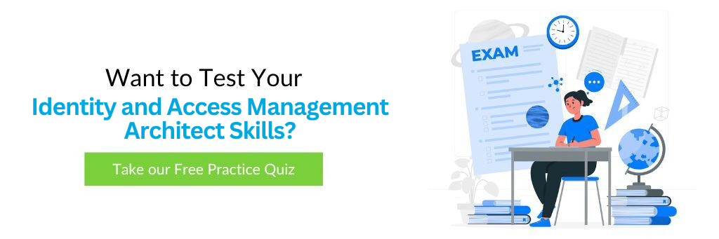 Identity and Access Management Architect Practice Quiz Banner