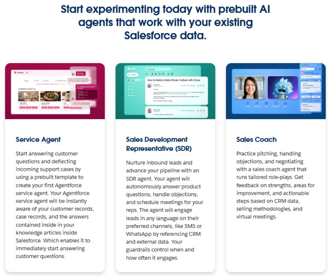 Multiple agent types announcement