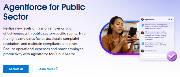 How Agentforce for Public Sector helps government agencies